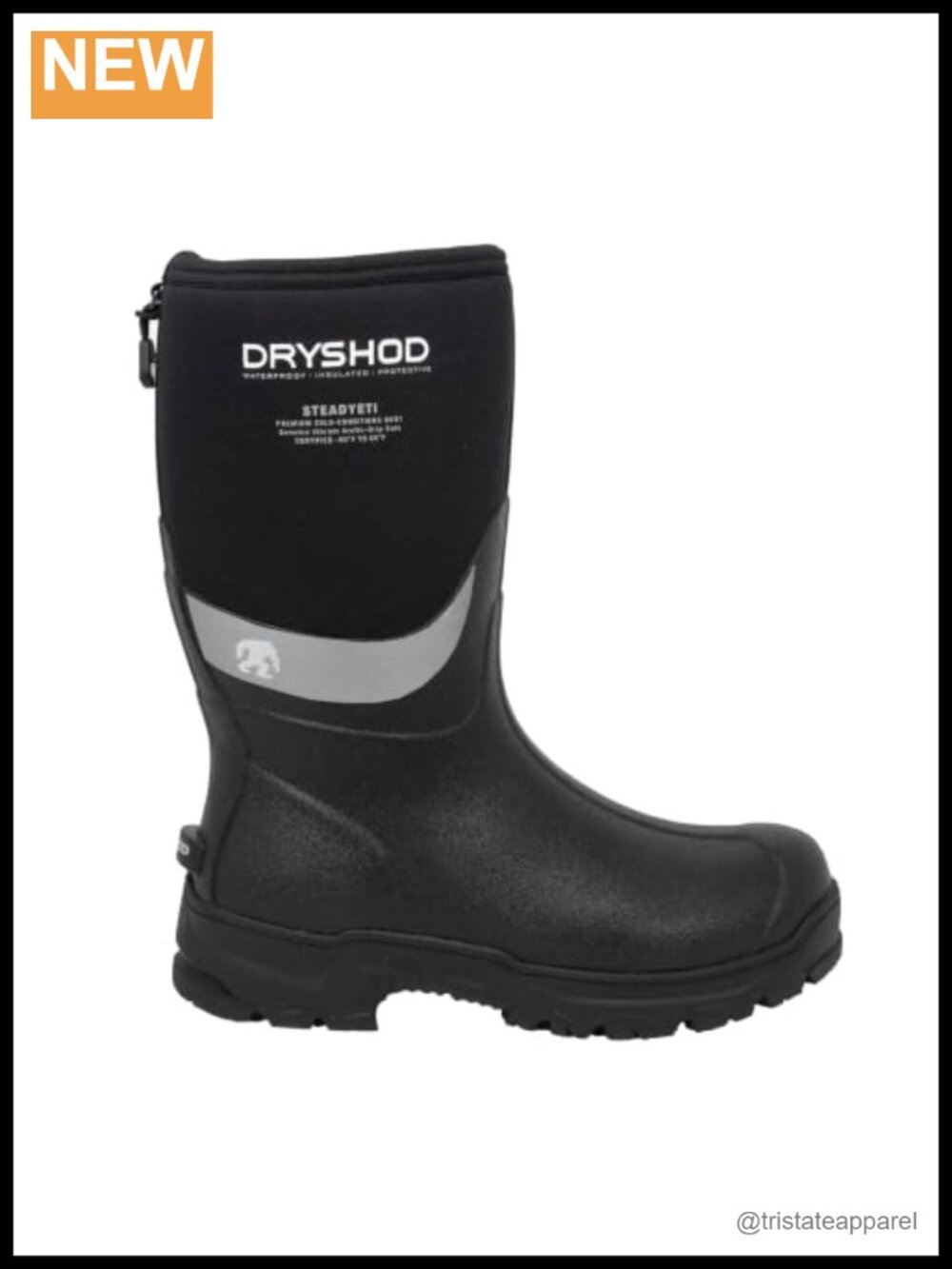 Dryshod Steadyeti Mid Winter Boots Vibram Arctic Ice Grip
